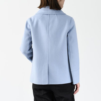 S Max Mara MOON シングルブレストウールピーコート