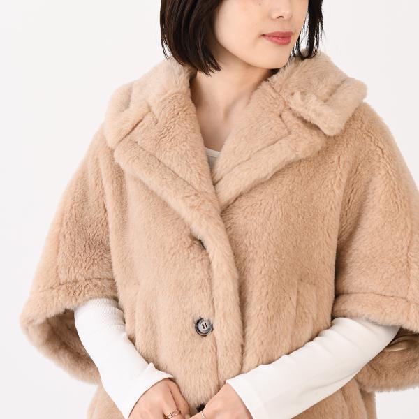 Max Mara 맥스말라 CORVINO1 코르비노 테디베어 케이프 