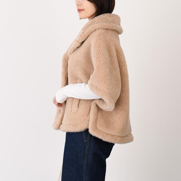 Max Mara 맥스말라 CORVINO1 코르비노 테디베어 케이프 