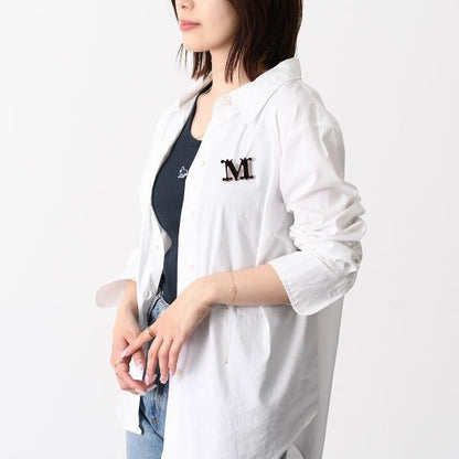 Max Mara  EGREGE モノグラムブローチ