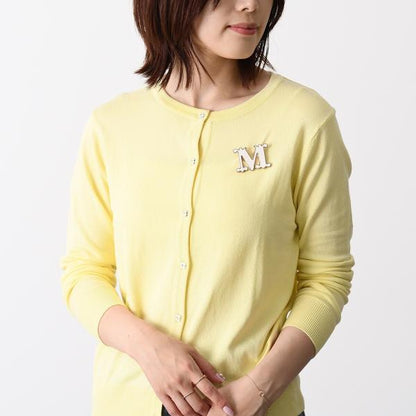 Max Mara  EGREGE モノグラムブローチ