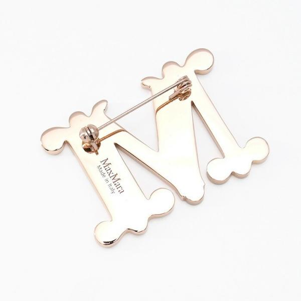 Max Mara  EGREGE モノグラムブローチ