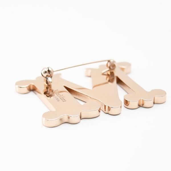 Max Mara  EGREGE モノグラムブローチ