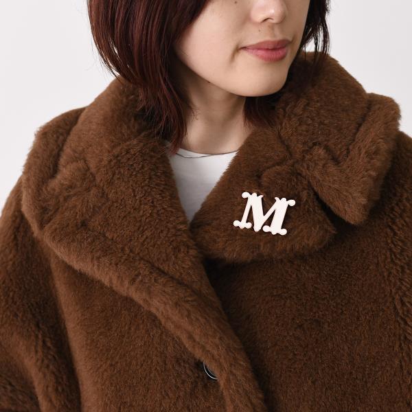 Max Mara  EGREGE モノグラムブローチ