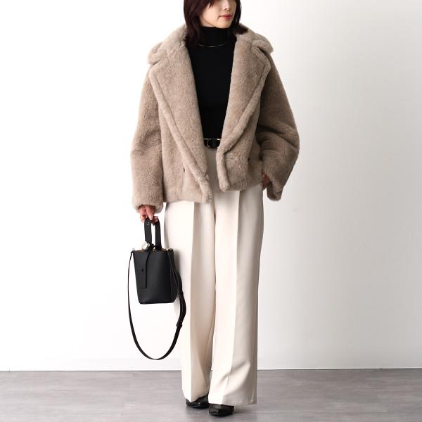 Max Mara CAMBUSA テディベア ショートケープ