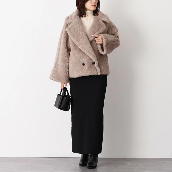 Max Mara CAMBUSA テディベア ショートケープ