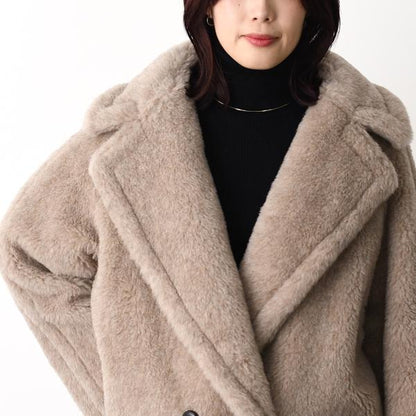 Max Mara CAMBUSA テディベア ショートケープ