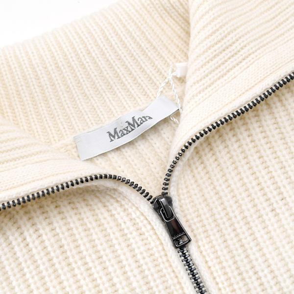 NADAR ウールカシミア ジップセーター