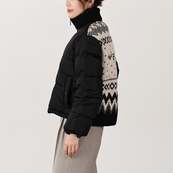 Weekend Max Mara NEUTRO ネウトロ ジャカード インサート ダウン ジャケット