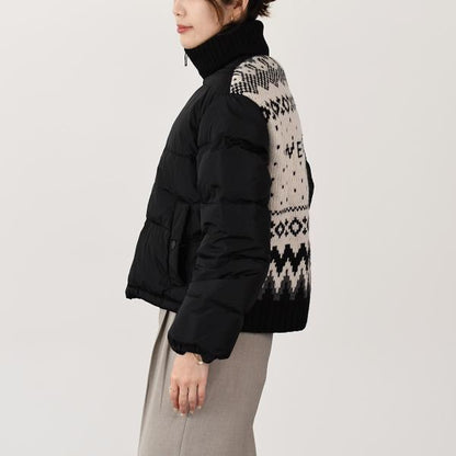 Weekend Max Mara NEUTRO ネウトロ ジャカード インサート ダウン ジャケット