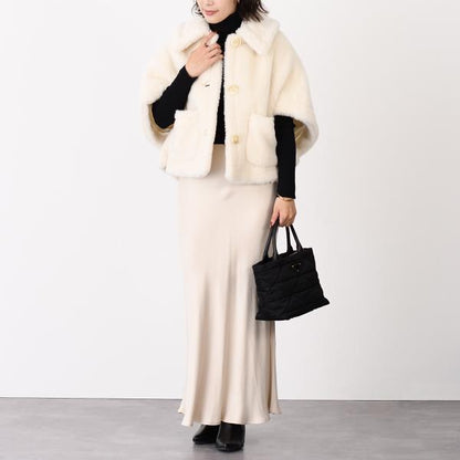 Max Mara NEWTERZO ニューテルツォ テディベア ケープ