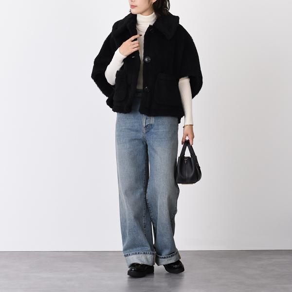 Max Mara NEWTERZO ニューテルツォ テディベア ケープ