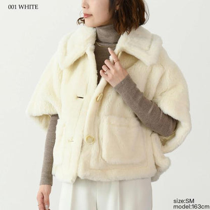 Max Mara NEWTERZO ニューテルツォ テディベア ケープ
