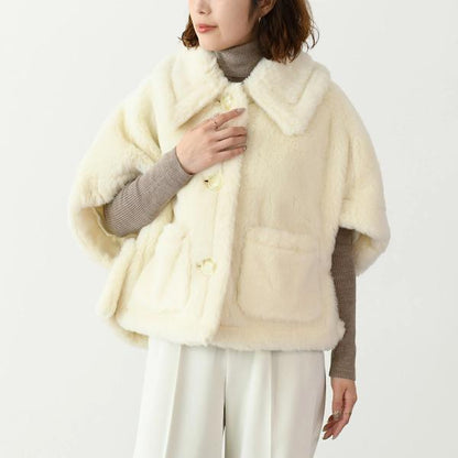 Max Mara NEWTERZO ニューテルツォ テディベア ケープ