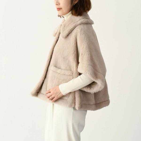 Max Mara NEWTERZO ニューテルツォ テディベア ケープ
