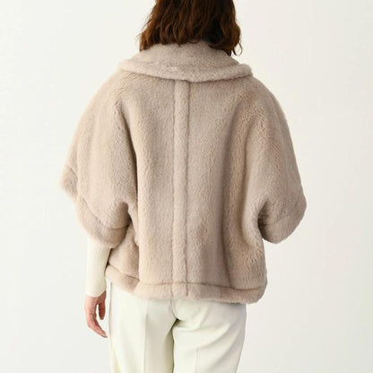 Max Mara NEWTERZO ニューテルツォ テディベア ケープ