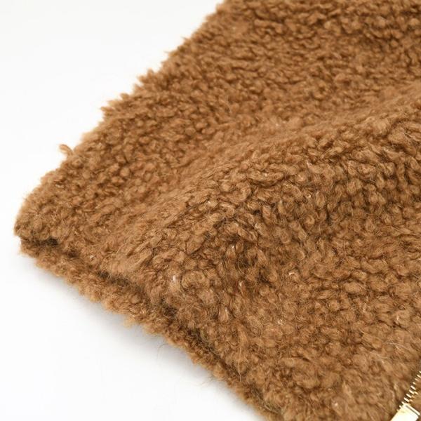 Max Mara Studio マックスマーラ ステゥディオ OGGETTI ブークレ ハイネックジップ カーディガン