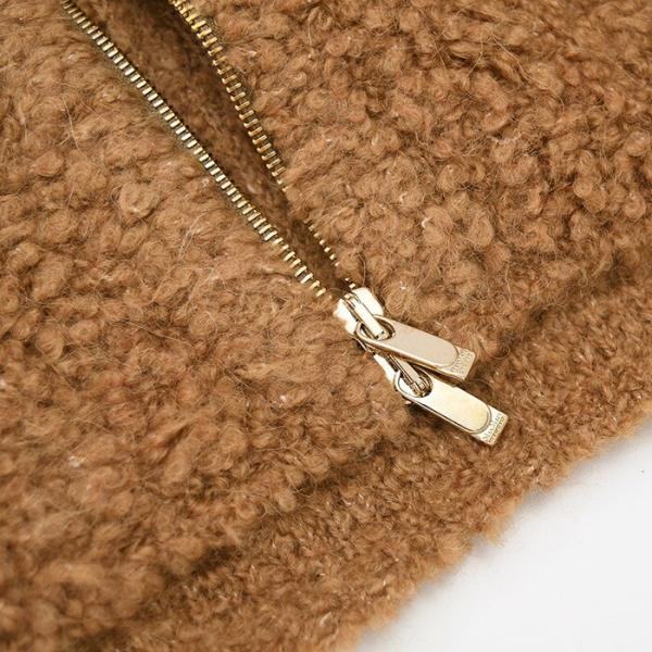 Max Mara Studio マックスマーラ ステゥディオ OGGETTI ブークレ ハイネックジップ カーディガン