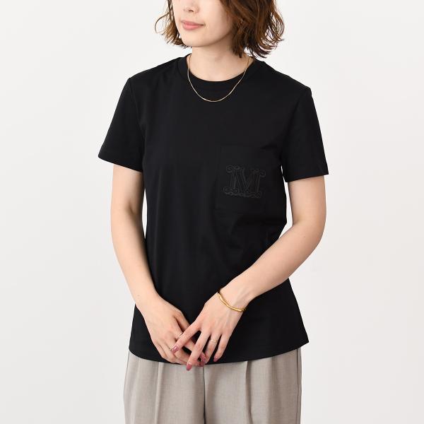 Max Mara PAPAIA1 ポケット付きコットンTシャツ