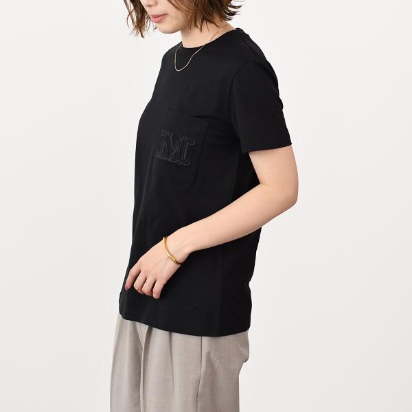 Max Mara PAPAIA1 ポケット付きコットンTシャツ