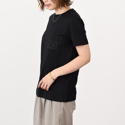 Max Mara PAPAIA1 ポケット付きコットンTシャツ