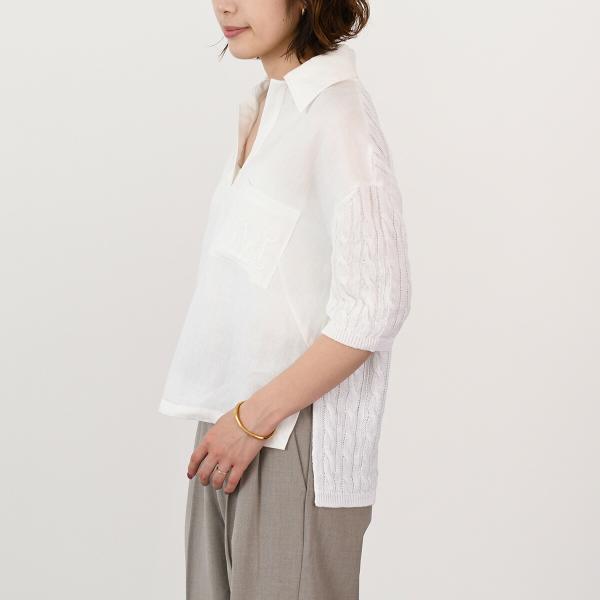 Max Mara マックスマーラ PAVIDI パヴィディ ピュア リネン ポロ ニット