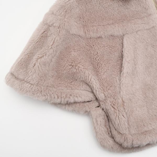 Max Mara マックスマーラ PETALO1 アルパカウール テディ ボクシーケープ