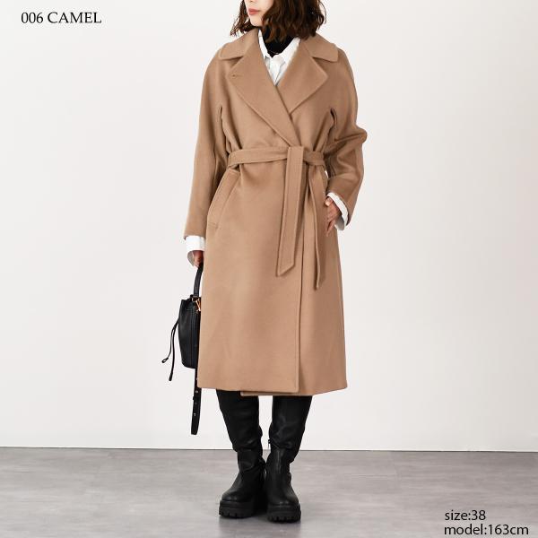 Weekend Max Mara RESINA レジナ ウール ブロード ダブルブレスト コート