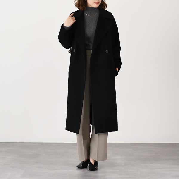 Weekend Max Mara RESINA レジナ ウール ブロード ダブルブレスト コート