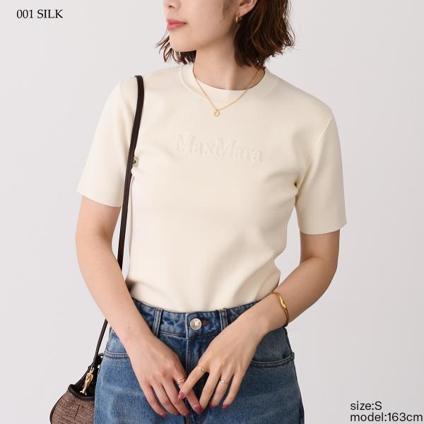 Max Mara SEGALE Viscose Short Sleeve Knit 