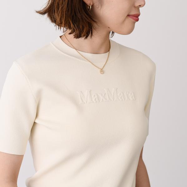 Max Mara SEGALE Viscose Short Sleeve Knit 