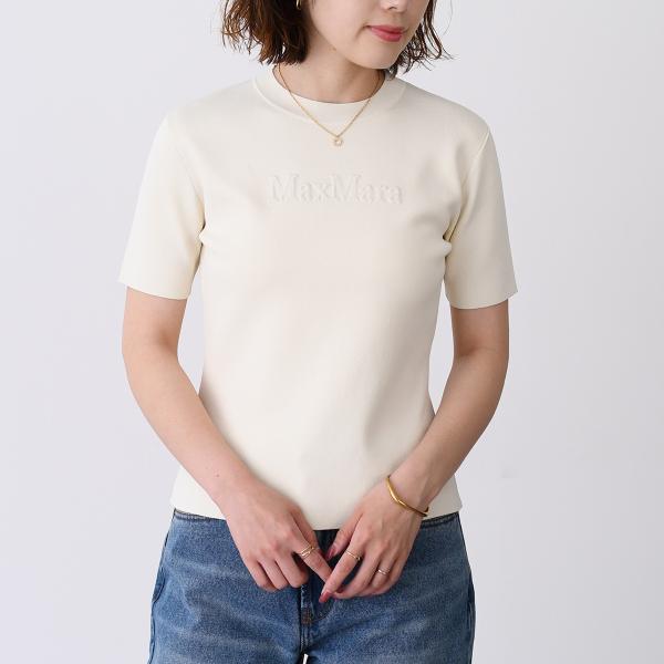 Max Mara SEGALE Viscose Short Sleeve Knit 