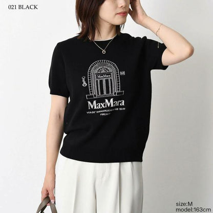 S Max Mara EUFORIA ウール半袖トップス