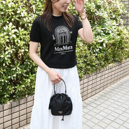 S Max Mara EUFORIA ウール半袖トップス