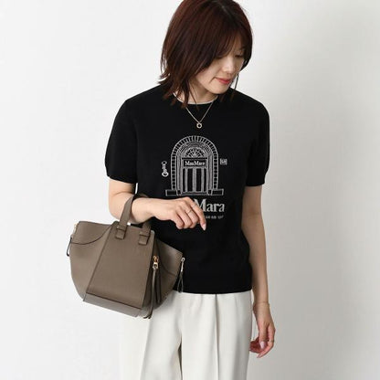 S Max Mara EUFORIA ウール半袖トップス