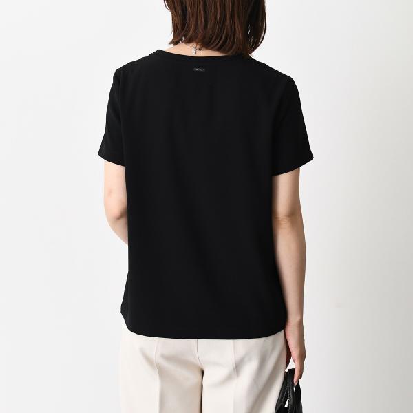 S Max Mara REBECCA レベッカ トリアセテート バックサテン Tシャツ