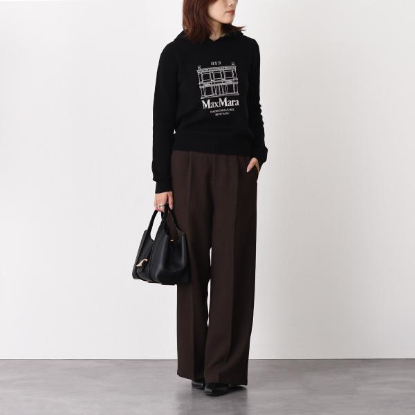 S Max Mara ULTIMO ウールニットフーディー