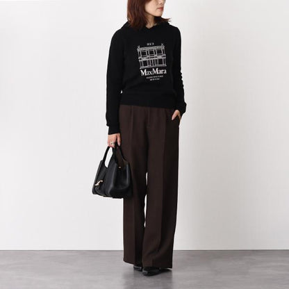 S Max Mara ULTIMO ウールニットフーディー