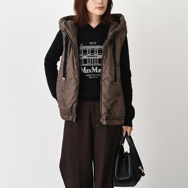S Max Mara ULTIMO ウールニットフーディー