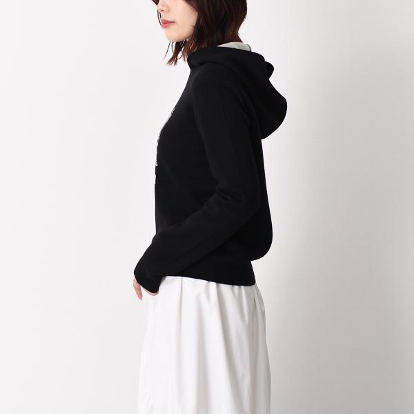 S Max Mara ULTIMO ウールニットフーディー