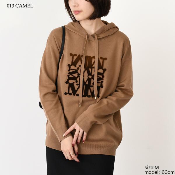 Max Mara TADDEO wool knit hoodie 
