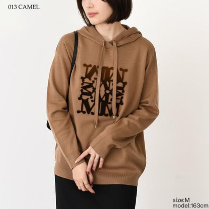 Max Mara TADDEO wool knit hoodie 