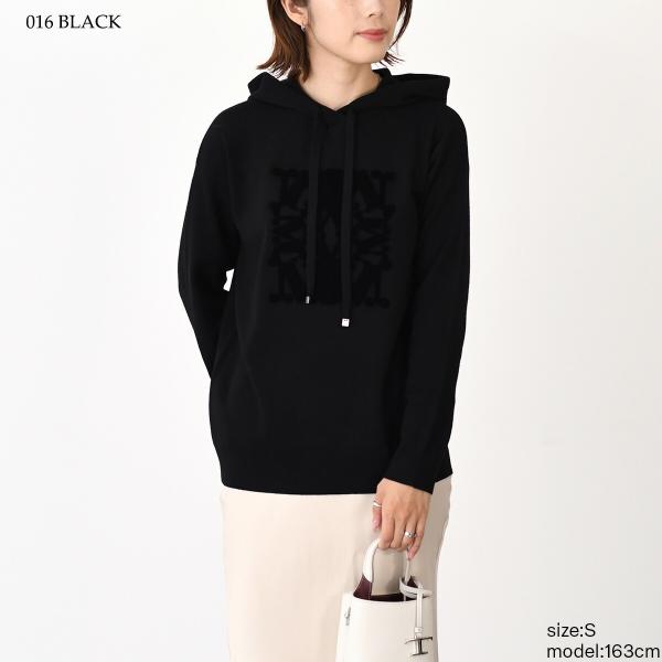 Max Mara TADDEO wool knit hoodie 