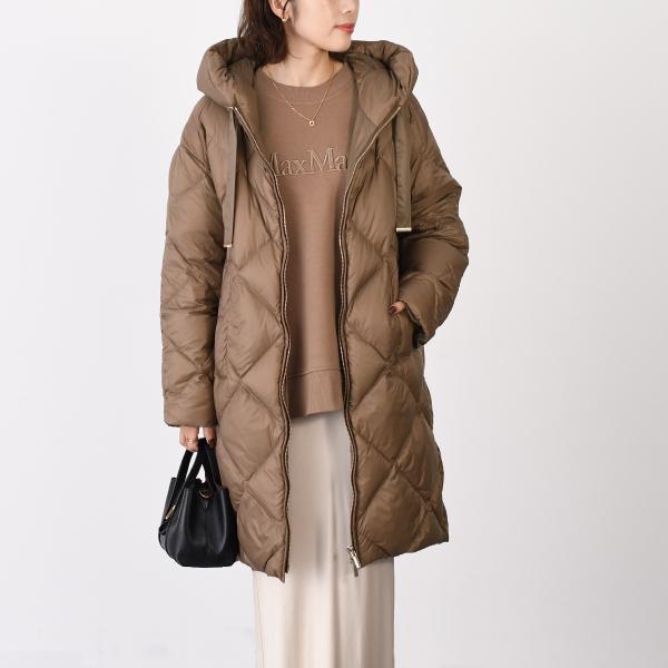 Max Mara The Cube TREFE キャンバス ダウンジャケット
