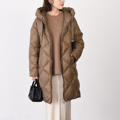 Max Mara The Cube TREFE キャンバス ダウンジャケット
