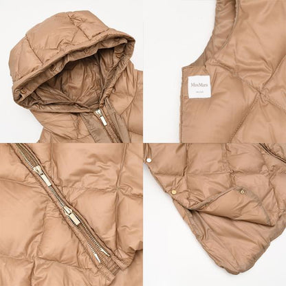 Max Mara The Cube TREGIL テクニカル キャンバス ミディレングス ダウン ジレ