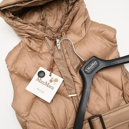 Max Mara The Cube TREGIL テクニカル キャンバス ミディレングス ダウン ジレ