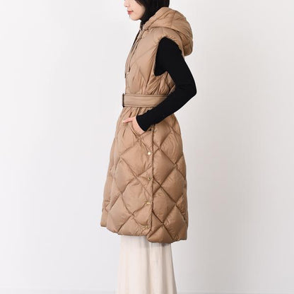 Max Mara The Cube TREGIL テクニカル キャンバス ミディレングス ダウン ジレ