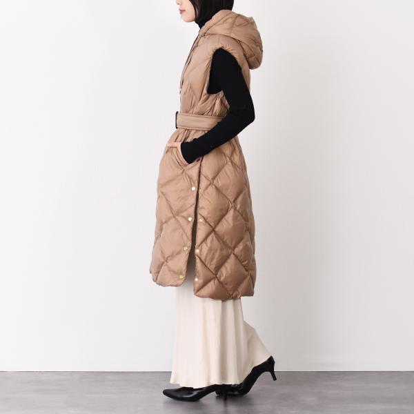 Max Mara The Cube TREGIL テクニカル キャンバス ミディレングス ダウン ジレ