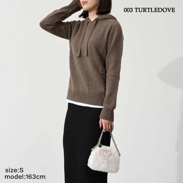 S Max Mara VIRGOLA 캐시미어 털실 푸드 스웨터 